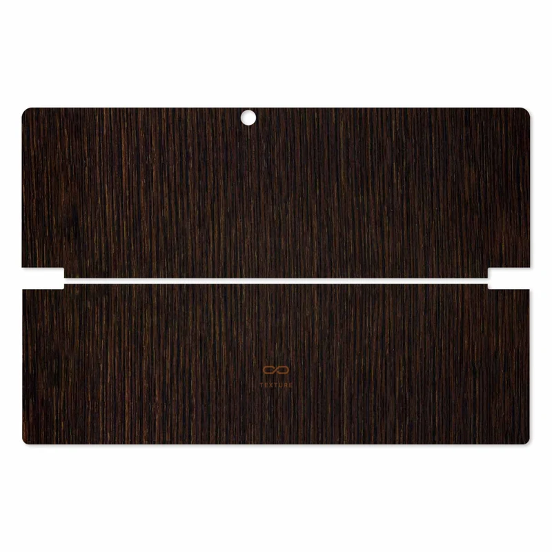 برچسب پوششی ماهوت مدل Dark-Gold-Stripes-Wood مناسب برای تبلت لنوو Miix 510 2016