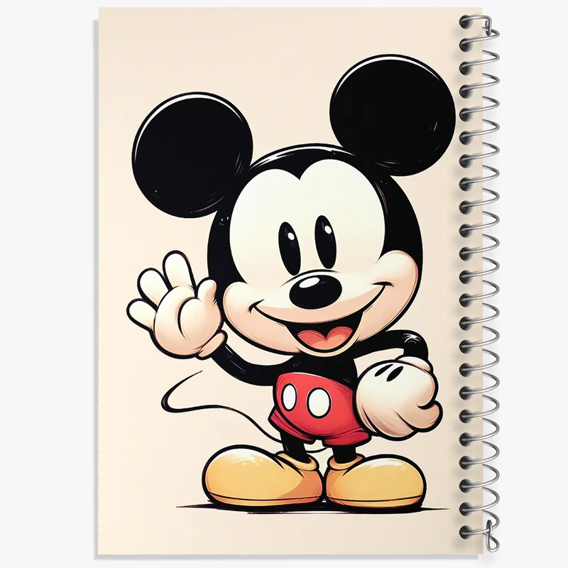 دفتر مشق 50 برگ خندالو طرح میکی موس کد N4016