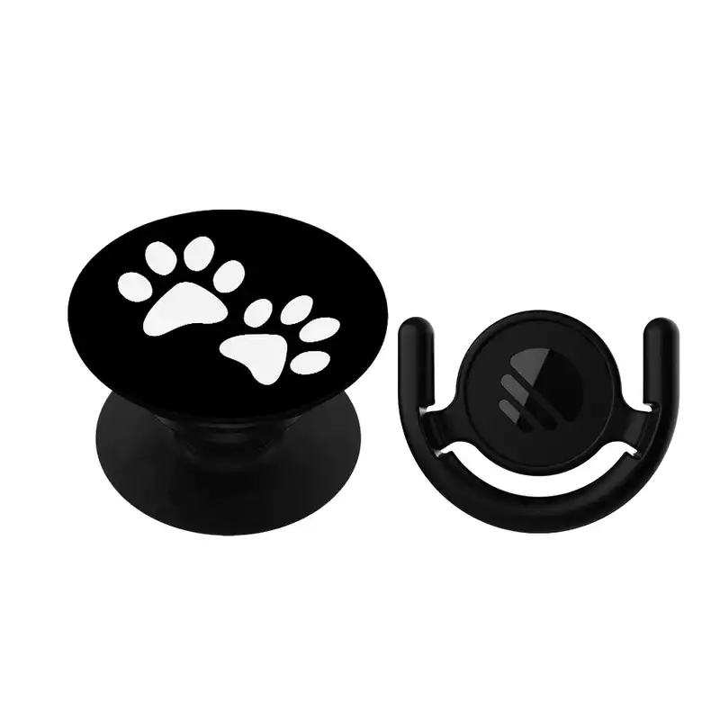 پایه نگهدارنده گوشی موبایل پاپ سوکت مگافون طرح رد پا مدل 9030 به همراه پاپ کلیپ