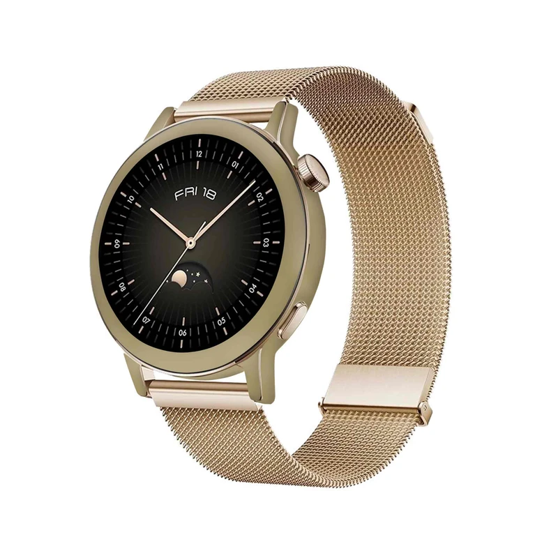 برچسب ماهوت طرح Matte-Gold مناسب برای ساعت هوشمند هوآوی Watch GT 3 42mm