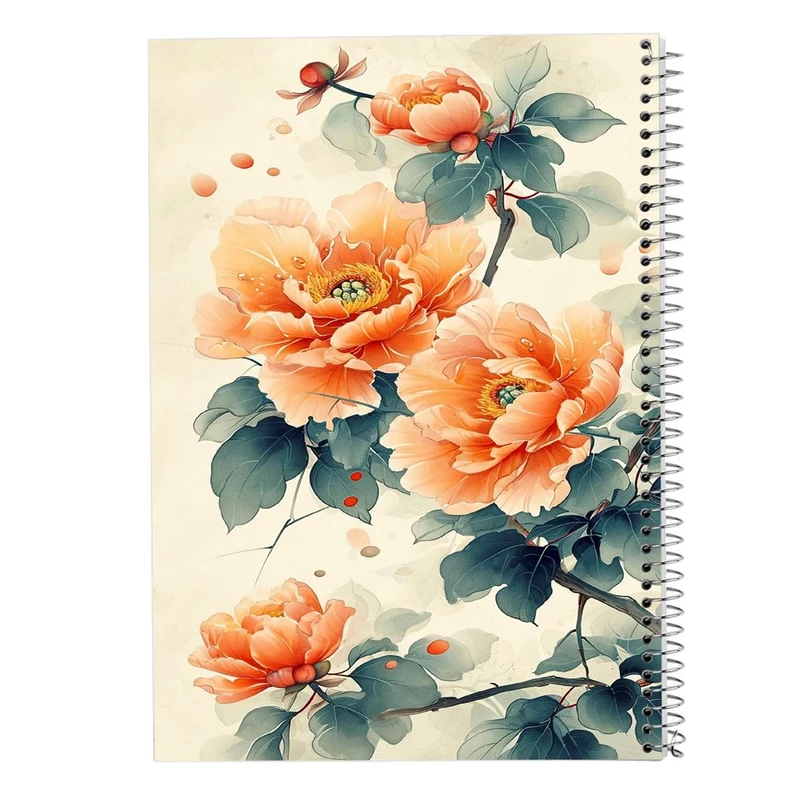 دفتر نقاشی 50 برگ مدوپد مدل گل کد DF15947