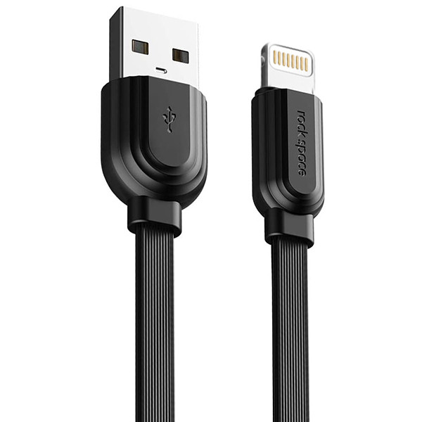کابل تبدیل USB به لایتنینگ راک اسپیس مدل RCB0779 S5 طول 1 متر