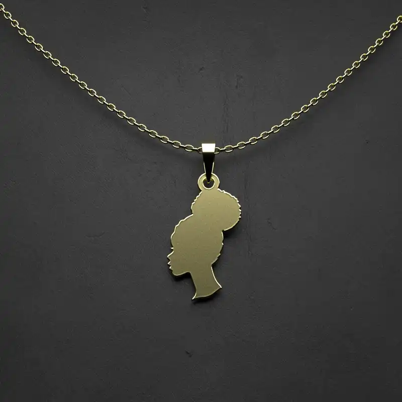 گردنبند طلا 18 عیار زنانه مدوپد مدل قلب کد CA10417