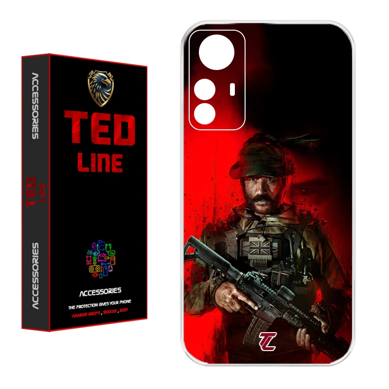 کاور تدلاین طرح کاپیتان پرایس کد 1200 مناسب برای گوشی موبایل شیائومی Redmi Note 12S