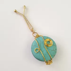 گیره روسری زنانه مدل فیروزه كد SF91