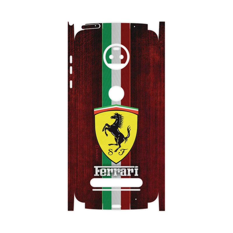 برچسب پوششی ماهوت مدل Ferrari-FullSkin مناسب برای گوشی موبایل موتورولا Moto Z2 Force