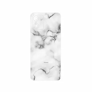 MAHOOT Blanco_Smoke_Marble Cover Sticker for Motorola Moto E13