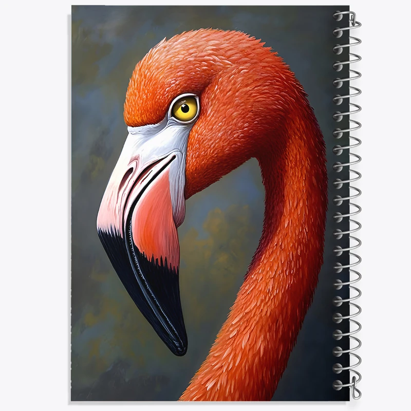 دفتر شطرنجی 50 برگ خندالو طرح فلامینگو کد F6505