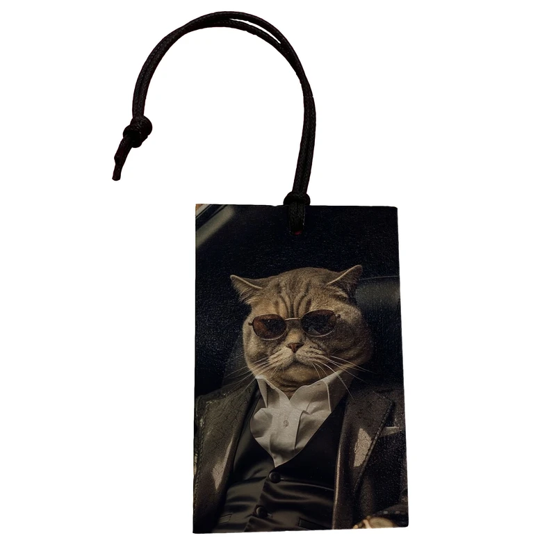 آویز تزیینی خودرو ای تمر مدل گربه لاکچری کد 3