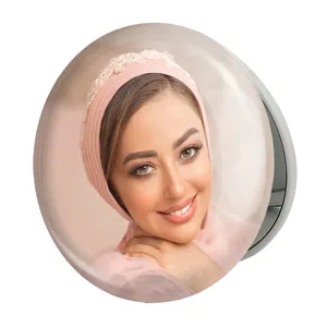 آینه جیبی خندالو طرح نفیسه روشن مدل تاشو کد 6291 