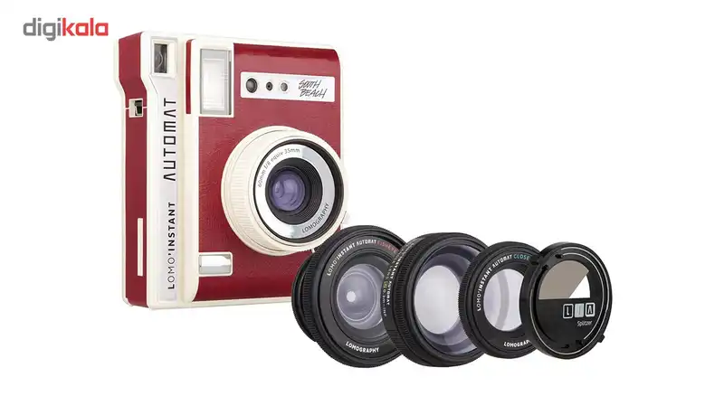 دوربین چاپ سریع لوموگرافی مدل Automat-South Beach به همراه سه لنز