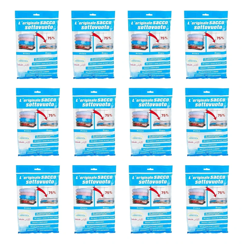 کیسه وکیوم مدل کاهش حجم Blue بسته 12 عددی