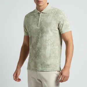 پولوشرت آستین کوتاه مردانه مدل نیم زیپ