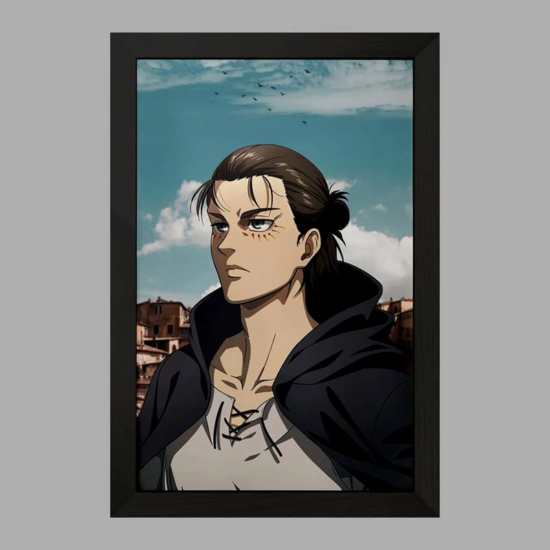 تابلو خندالو مدل ارن یگر انیمه اتک آن تایتان  کد 13251