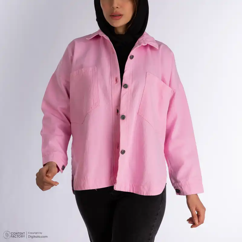 کت زنانه مون سا مدل 362 رنگ صورتی