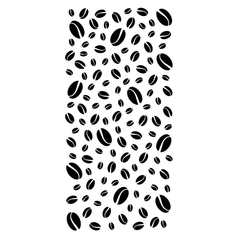 شابلون باتیس آرت طرح قهوه کد 50-476