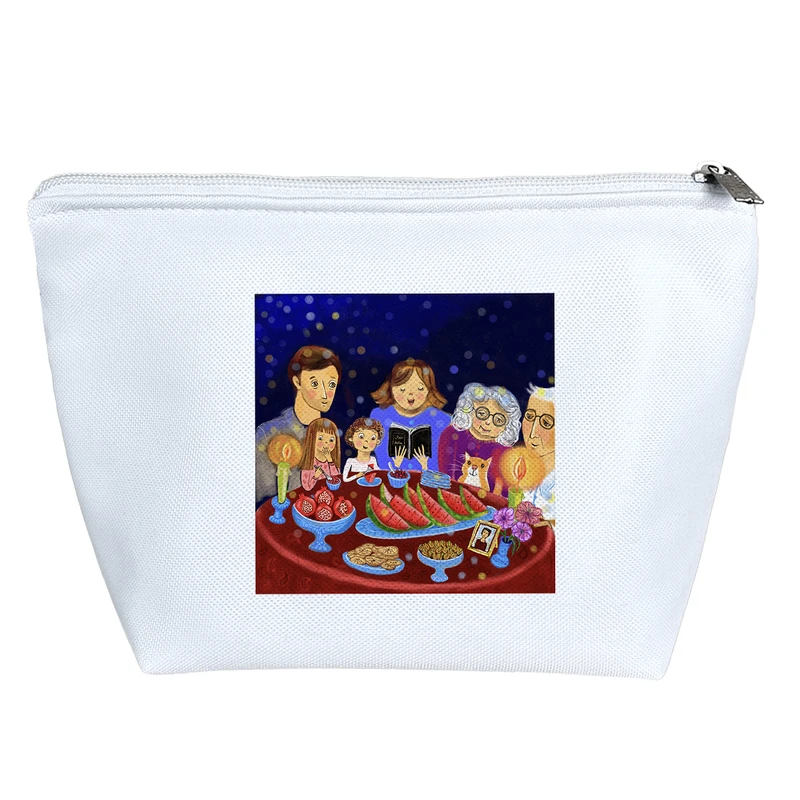 کیف لوازم آرایش دخترانه خندالو مدل نوستالژی شب یلدا کد 10863