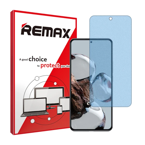 محافظ صفحه نمایش مات ضداشعه آبی ریمکس مدل HyMBLU مناسب برای گوشی موبایل شیائومی 12T Pro