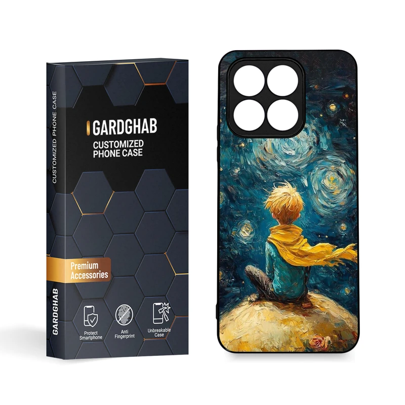 کاور گارد قاب مدل دورژله ای  هنری مناسب برای گوشی موبایل آنر X8a 4G