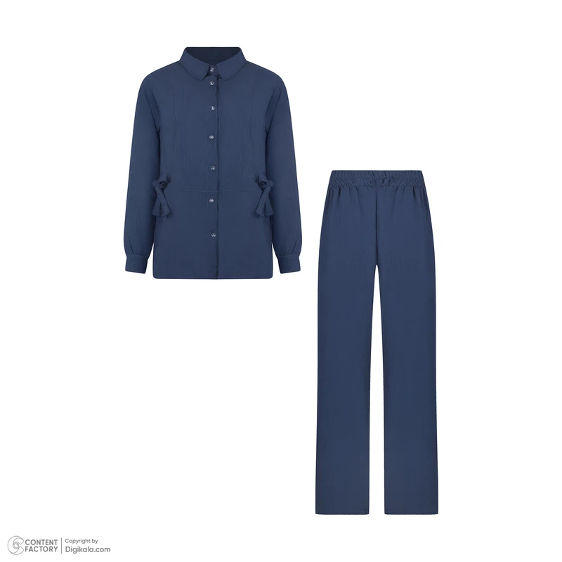 عکس شماره 5 : مانتو و شلوار زنانه مدل پاپیون 104