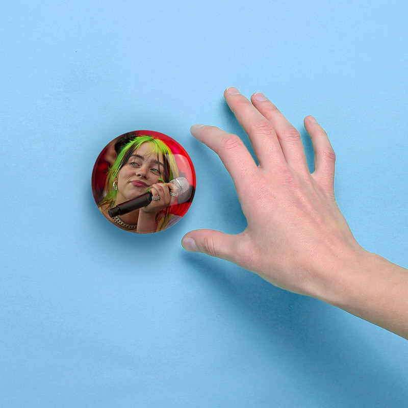 آینه جیبی خندالو مدل بیلی آیلیش Billie Eilish  کد 2775