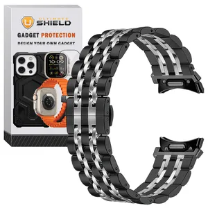 Ultimate Shield band model 7Row BCK BTN suitable for Galaxy Watch 4/5/6/7/FE size 40/43/44/46/47mm smartwatch