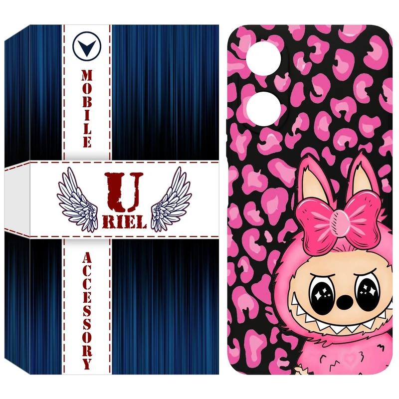 کاور یوریل مدل KSH کد 107 طرح عروسک لبوبو مناسب برای گوشی موبایل آنر X5 Plus