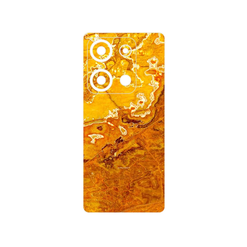 برچسب پوششی ماهوت مدل Gold Marble مناسب برای گوشی موبایل شیائومی Redmi Note 14S
