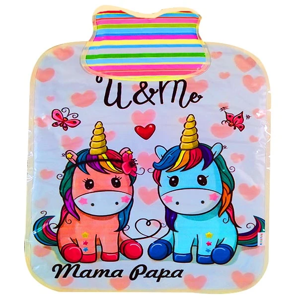 عکس شماره 2 : زیرانداز تعویض نوزاد طرح یونیکورن کد b6