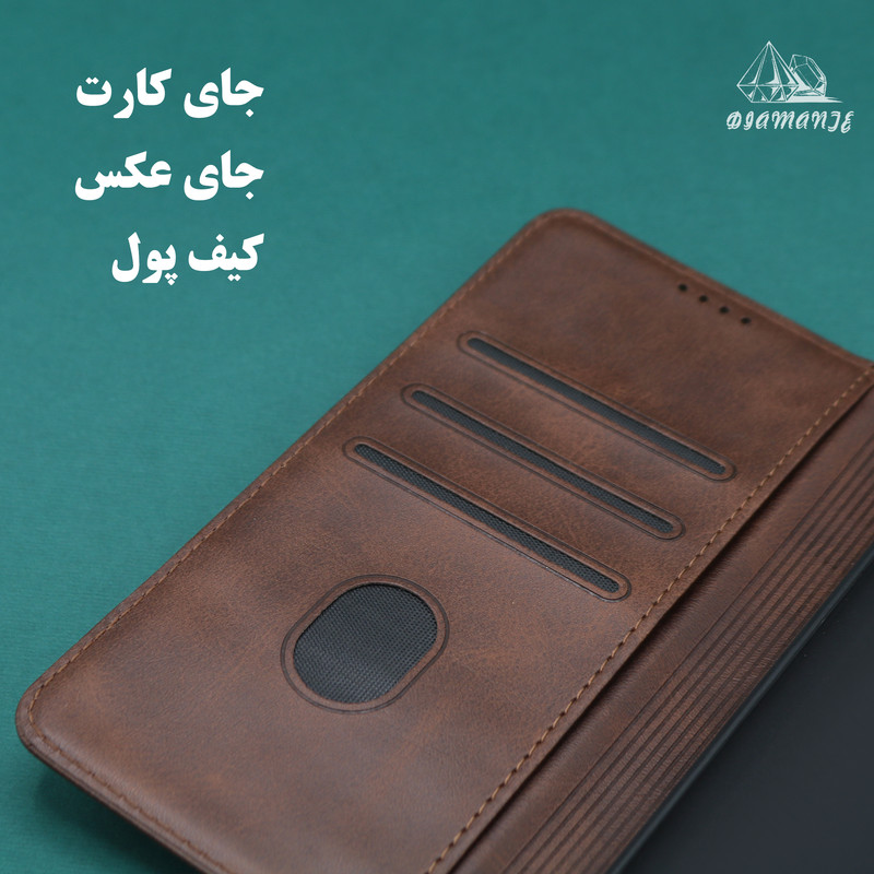 کیف کلاسوری دیامانته مدل Spark Gn مناسب برای گوشی موبایل اپل iPhone SE 2020