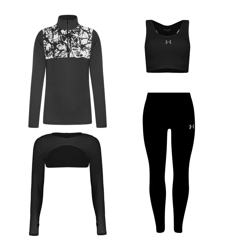 ست چهار تکه لباس ورزشی زنانه مدل 1801-4101-276-70