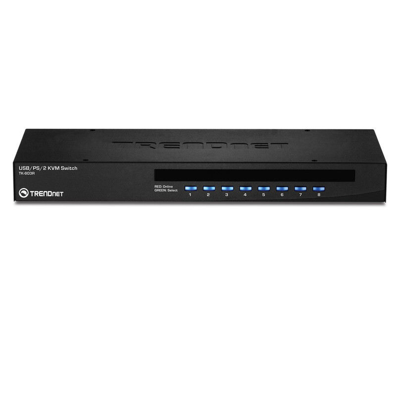 سوییچ KVM USB 8  پورت ترندنت مدل TK-803R