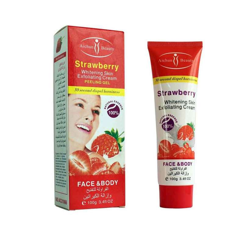 کرم لایه بردار پوست ایچون بیوتی مدل strawberry وزن 100 گرم کرم لایه بردار پوست ایچون بیوتی مدل strawberry وزن 100 گرم