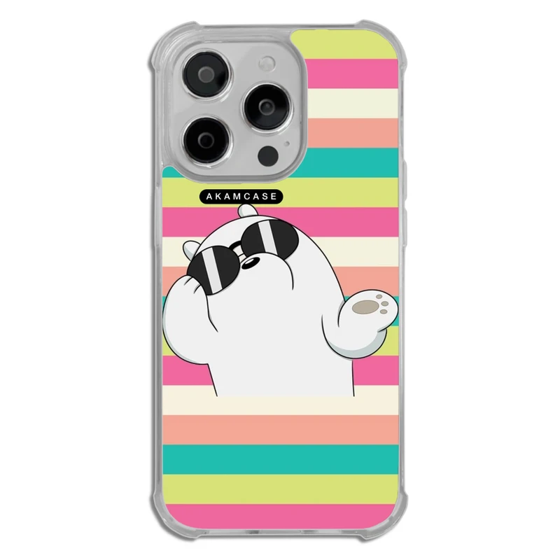 کاور آکام مدل AMCWTA14PRO-BARE BEAR11 مناسب برای گوشی موبایل اپل iPhone 14 Pro