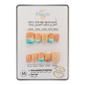 ناخن مصنوعی میراکل آرت کد 015M بسته 10 عددی