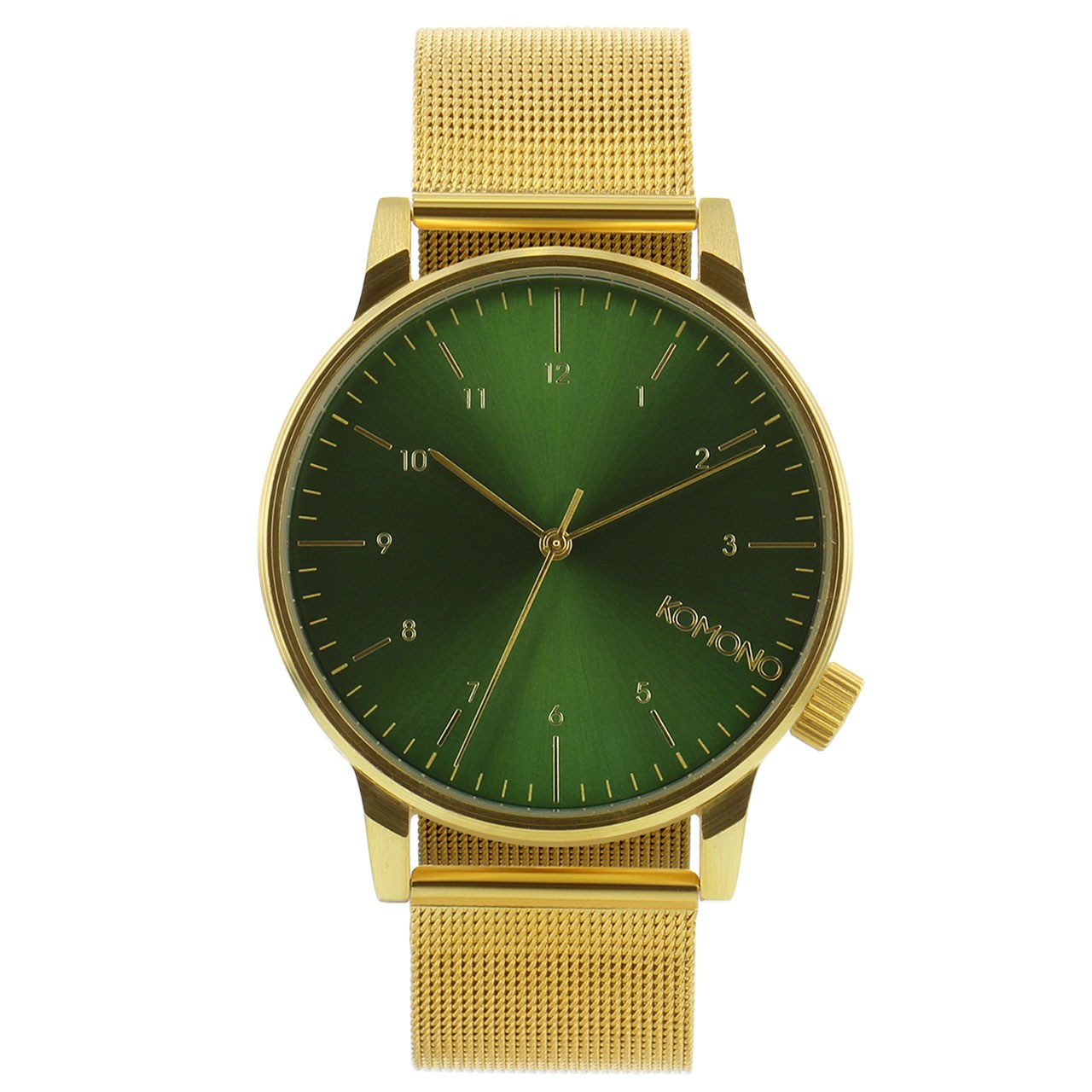 ساعت مچی عقربه‌ ای کومونو مدل Winston Royale Gold Green