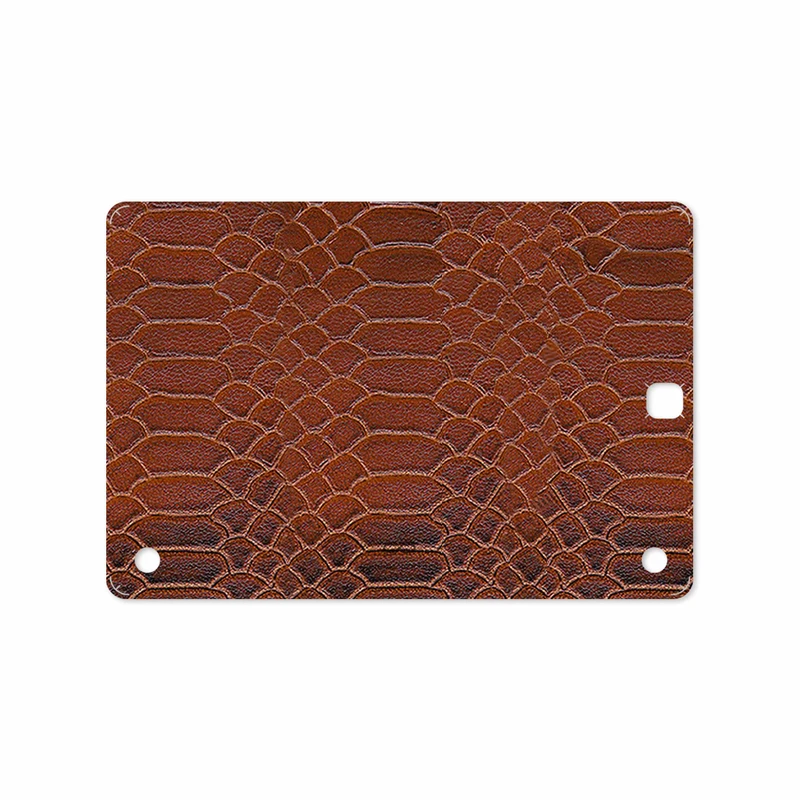 برچسب پوششی ماهوت مدل Brown-Snake-Leather مناسب برای تبلت سامسونگ Galaxy Tab A 9.7 2015 T550