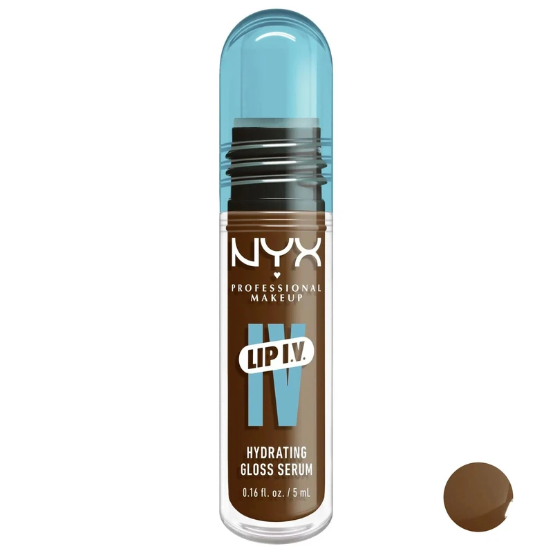 رژلب مایع براق نیکس مدل آی وی رنگ کاکائو کویینچ شماره 04 حجم 5ml