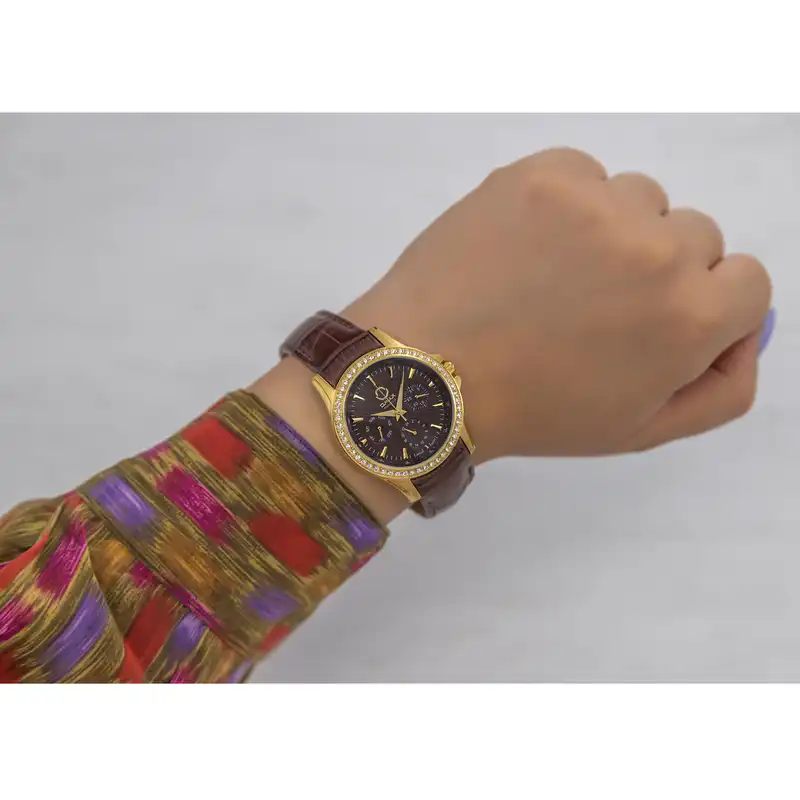 ساعت مچی عقربه ای زنانه اوماکس مدل PL08G55IO