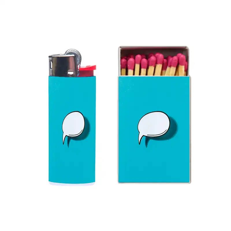 فندک مدل نوشته کد 421 به همراه کبریت