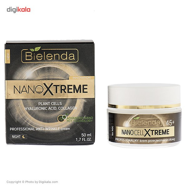 کرم ضد چروک شب بی یلندا مدل Nano Xtreme حجم 50 میلی لیتر