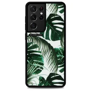 AKAM AMC-WSGS21U-LEAVES-21 Cover For Samsung Galaxy S21 Ultra