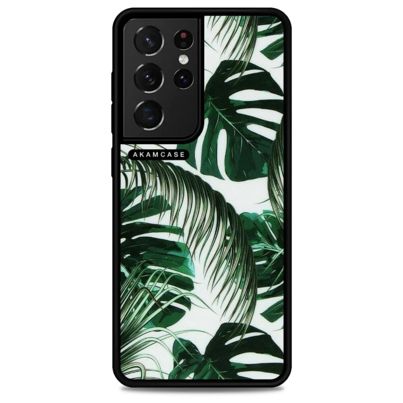 کاور آکام مدل AMC-WSGS21U-LEAVES-21 مناسب برای گوشی موبایل سامسونگ Galaxy S21 Ultra
