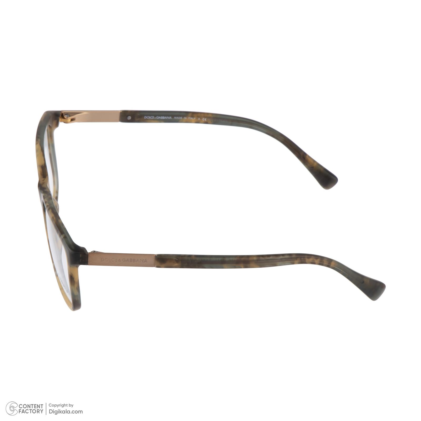 فریم عینک طبی ویفرر (Wayfarer) دولچه اند گابانا مدل 0DG3189-2801 مناسب برای صورت مستطیل، مربع، قلب و بیضی -  - 5