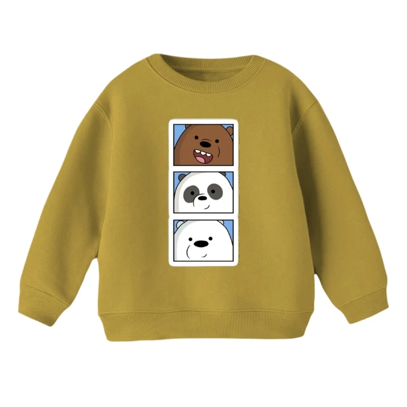سویشرت بچگانه مدل خرس های کله فندقی کد 2