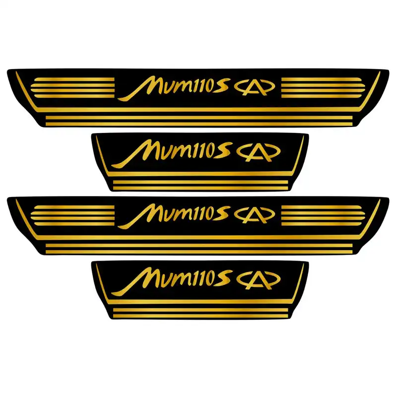 برچسب بدنه خودرو اسپرت غدیر مدل CH GO YA59 A91 مناسب برای MVM110 S بسته 4 عددی