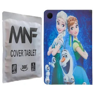 کیف کلاسوری ام ان اف طرح دخترانه السا و آنا کد M-268 مناسب برای تبلت سامسونگ Galaxy Tab A8 10.5 / X200 / X205