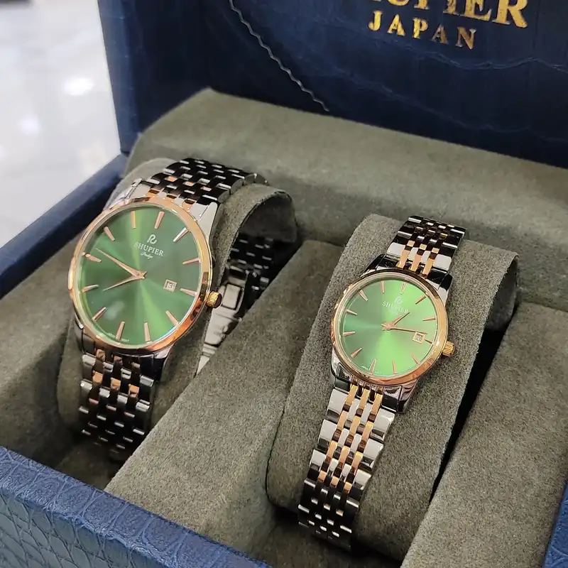 ست ساعت مچی عقربه ای زنانه و مردانه شوپیر مدل GL206A009