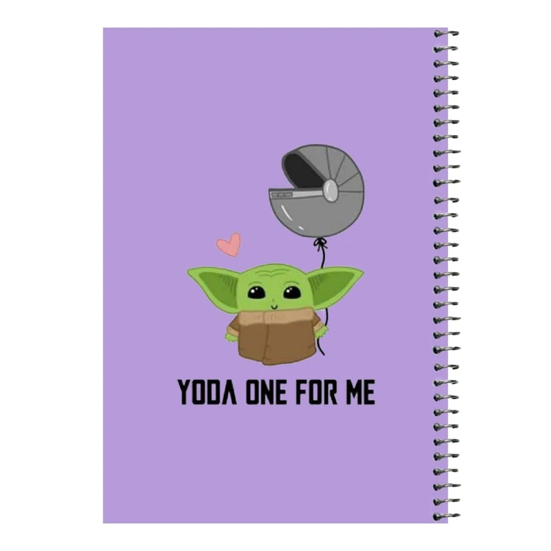 دفتر مشق 80 برگ اس جی مدل بیبی یودا کد۳     