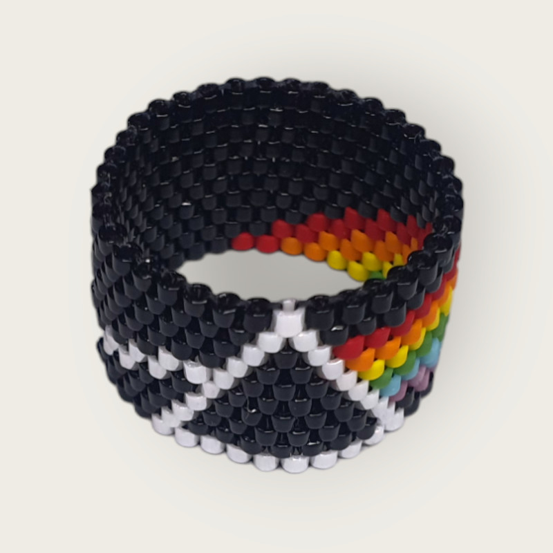 انگشتر مدل پینک فلوید طرح the Dark Side of the Moon